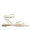 Women TARBAY | Jada Flat Sandals- Branco