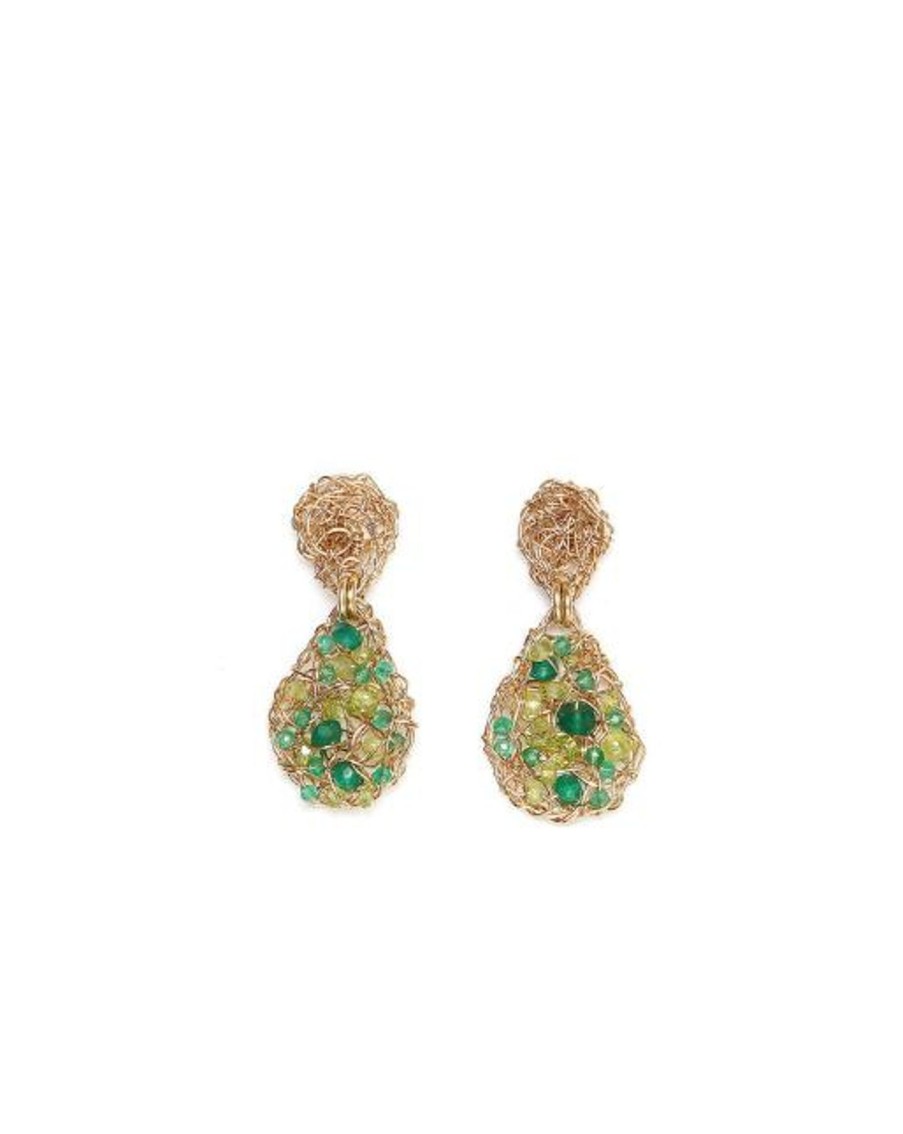 Women TARBAY Earrings | Gota Button Dangle Earrings (20Mm)