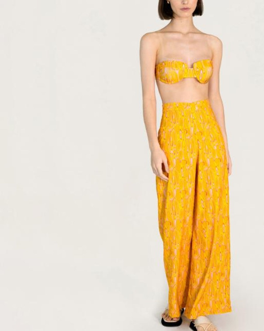 Women Ostra Two Piece | Top Half Cup Psy Yellow