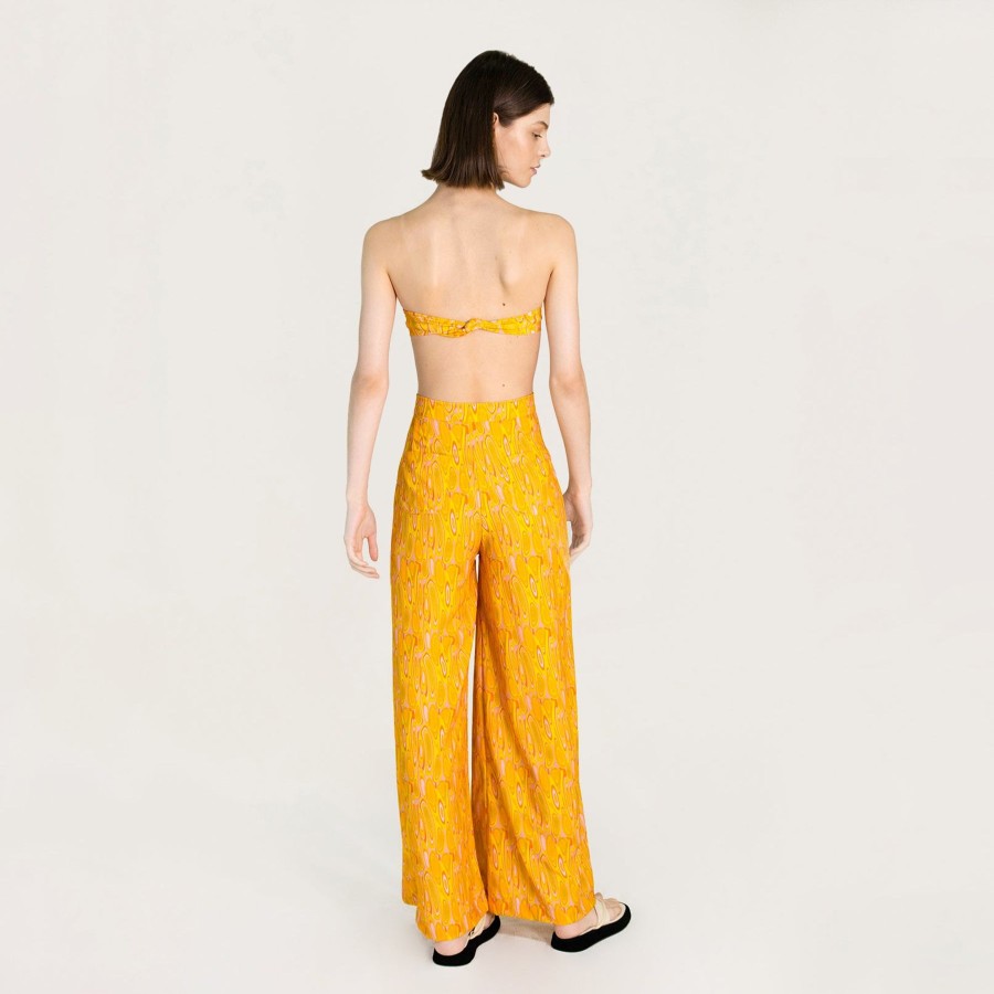 Women Ostra Two Piece | Top Half Cup Psy Yellow