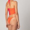 Women Ostra Two Piece | Bottom-Fixed Strap Triangle Orange Board