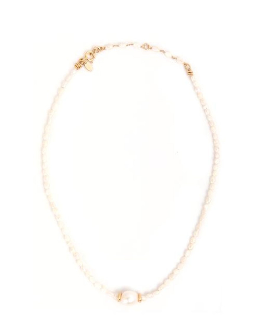 Women TARBAY Necklaces | Cubagua Necklace #4 (11Mm)-White Pearl