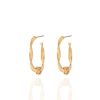 Women Liza Echeverry Earrings | Curve Small Hoops