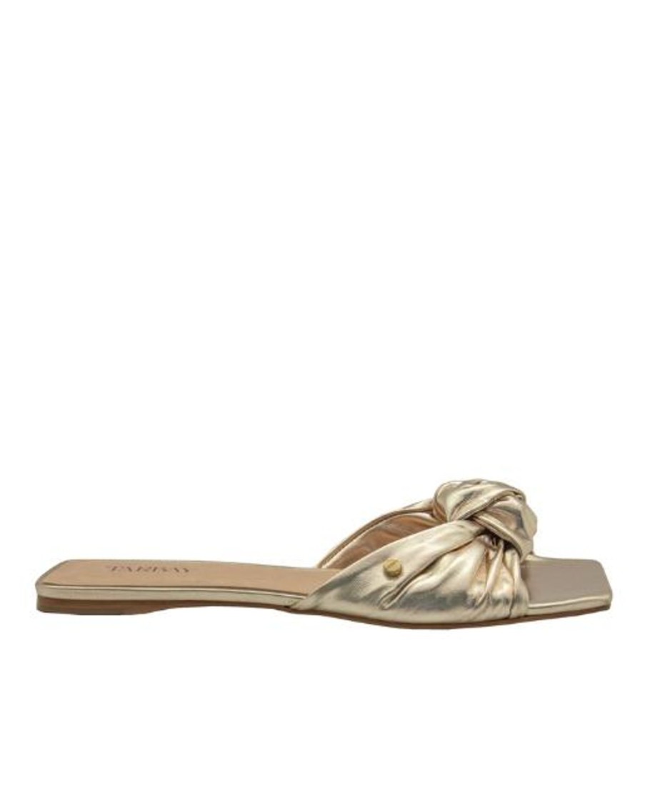 Women TARBAY | Cloe Flat Sandals-Light Gold