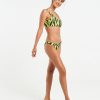 Women Sigal Two Piece | Neon Zebra Bikini Top