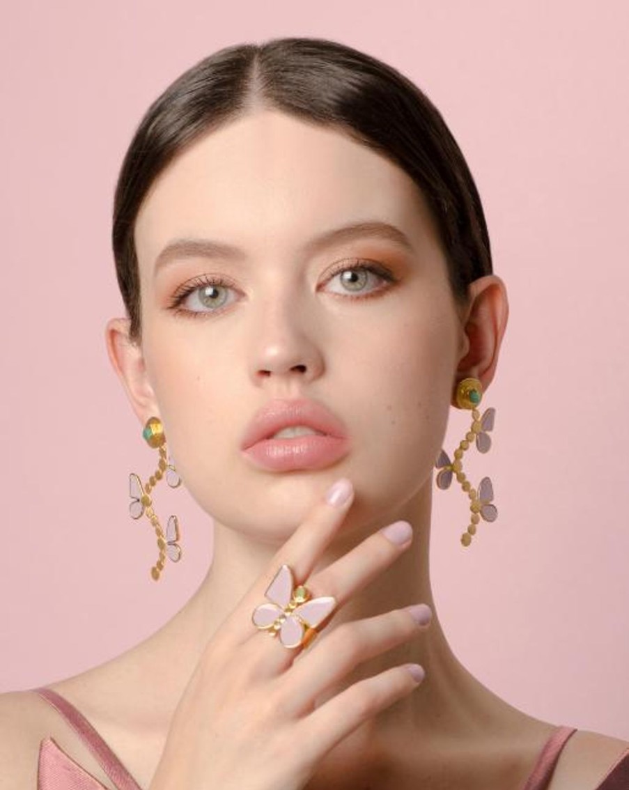 Women Vanessa Arcila Earrings | Sara Earrings Pink