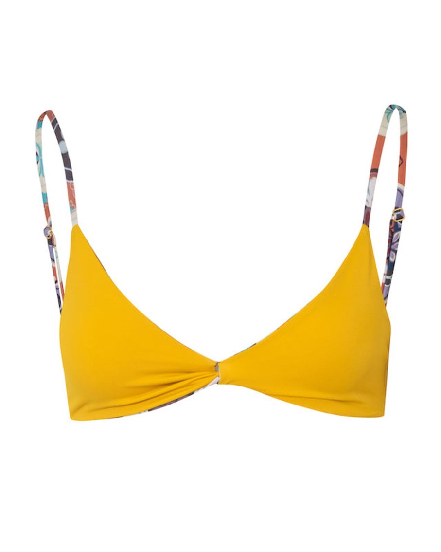 Women Juan de Dios Two Piece | Pacifico Bikini Top Terracota Mosaic Sunny