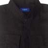 Men Crasqi | Menorca Linen Shirt-Black/Black