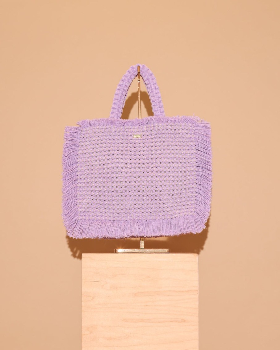 Women TARBAY Shoulder And Cross-Bodies | Gossypium Crossbody Bag Lilac & Gold