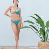 Women Ostra Two Piece | Bikini Top-Strapless Front Knot Blue Sea