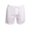 Men Crasqi | Capri Linen Bermudas-White