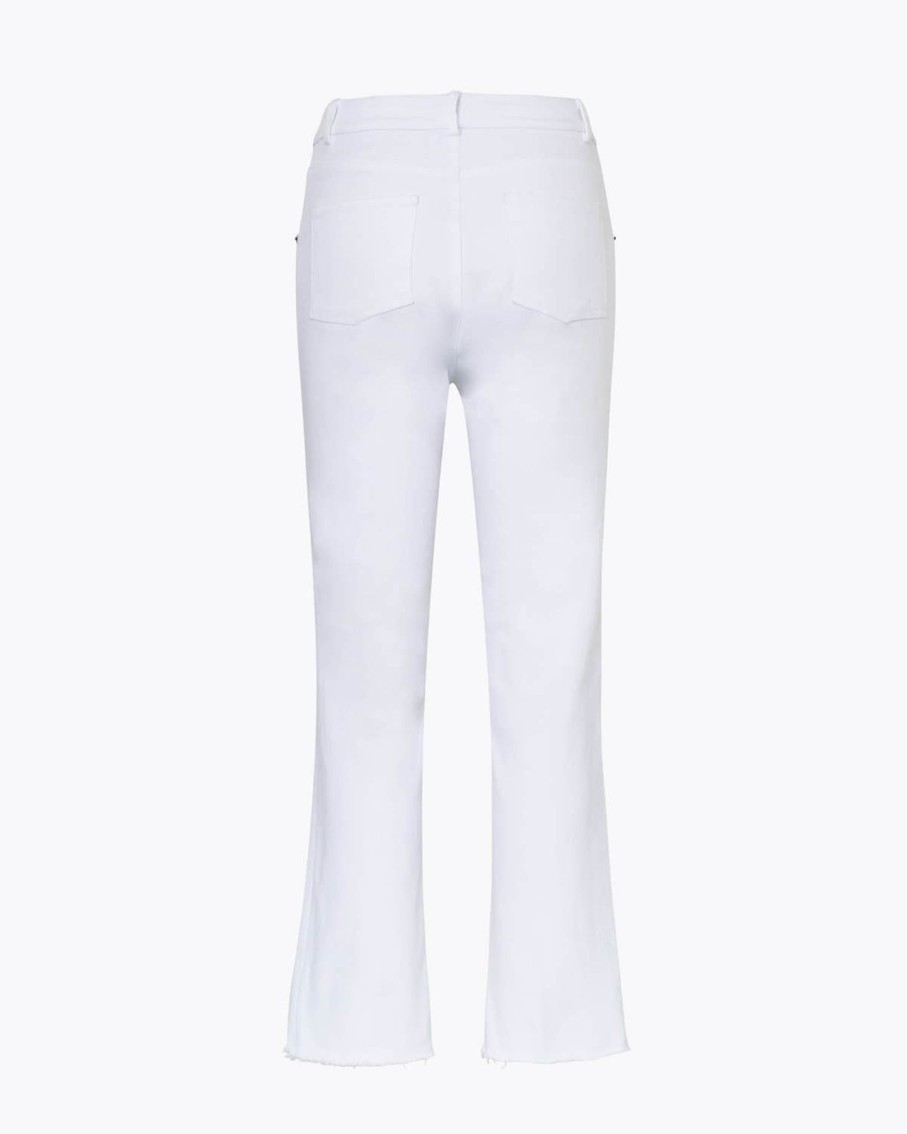 Women Renata Lozano Pants & Shorts | Casaron Jean White