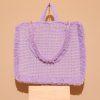 Women TARBAY Totes | Gossypium Tote Bag Lilac & Gold