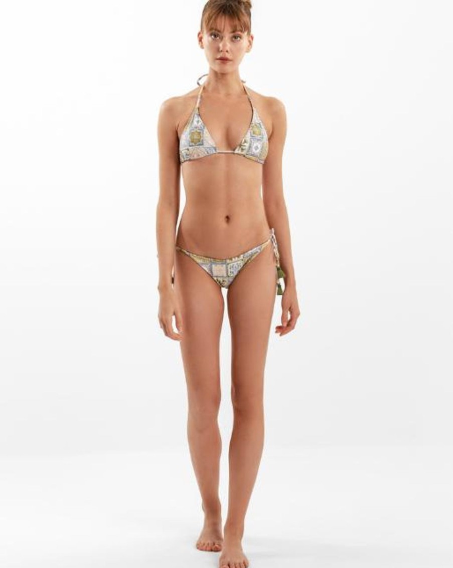 Women Encantadore Two Piece | Tina Mosaico Bikini Bottom