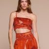 Women Eugenia Fernandez Tops | Funez Top Red Night