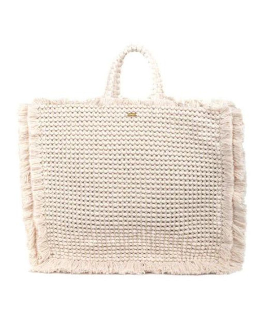 Women TARBAY Totes | Gossypium Tote Bag Beige & Gold