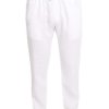 Men Crasqi | Sardinia Linen Pant-White